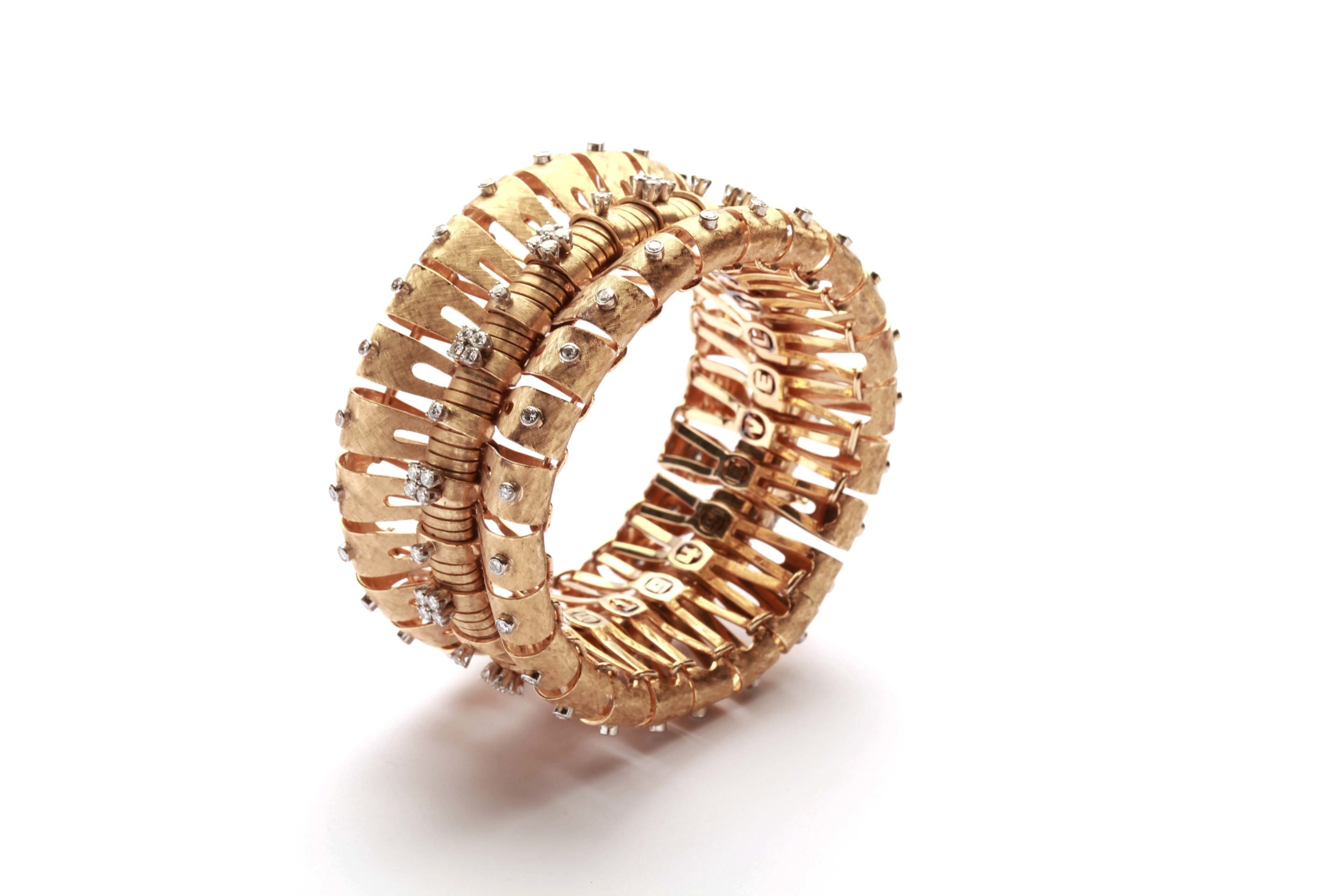 18K Italian Rose Gold Bracelet with Rhodium Matte Finish | Pachchigar  Jewellers (Ashokbhai)