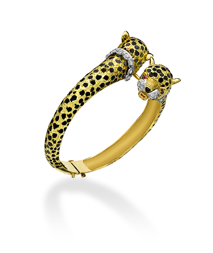 Fred of Paris Vintage Leopard Cocktail Ring