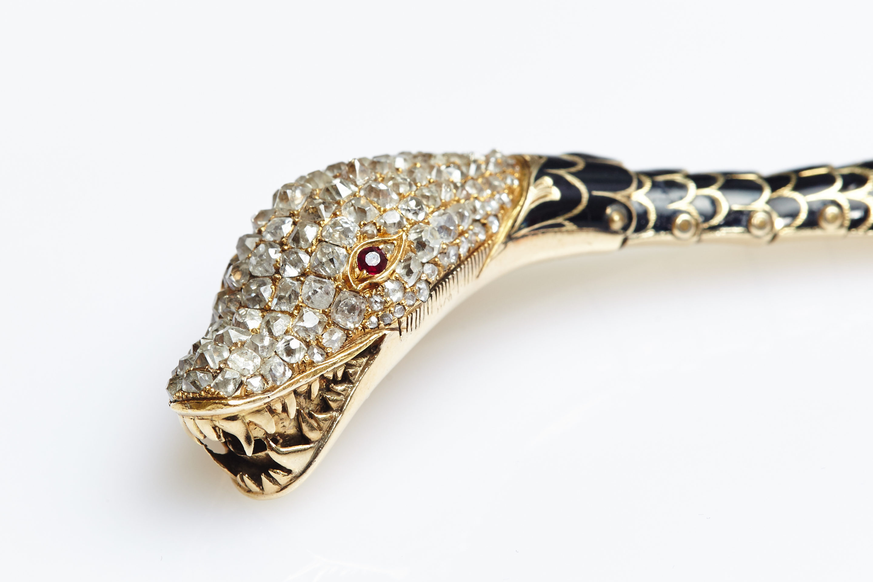 Gold Pave Snake Bracelet – Starz Jewelry