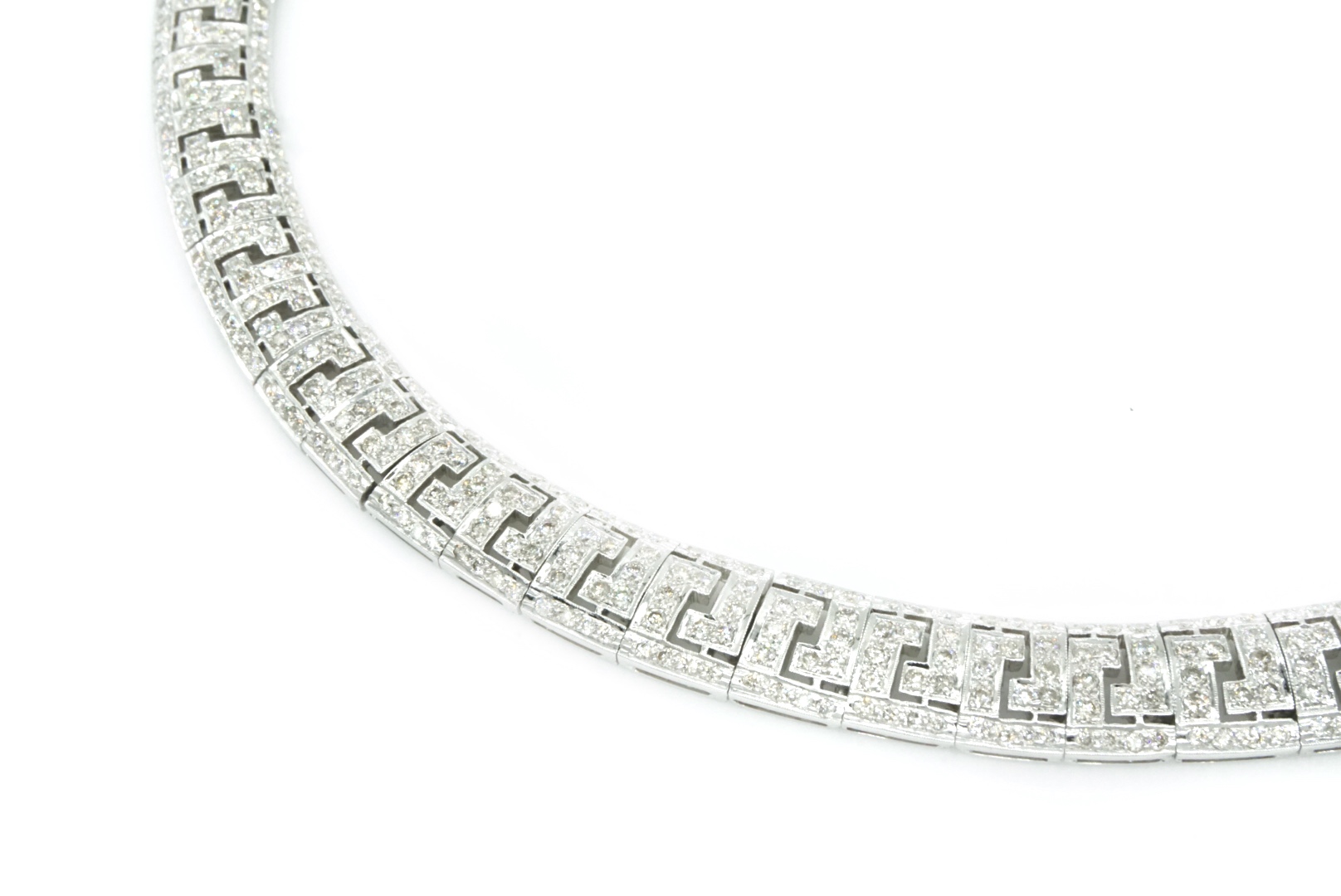 White Gold and Diamond Necklace - Eleuteri